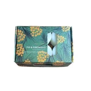 NEW Anthropologie Capri Blue Fir & Firewood Votives Set of 6 Holiday Candles NIB - Picture 1 of 3