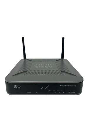 Cisco RV120W Wireless N VPN Firewall Router Cisco 12V RV120W-E-G5 NO PSU - Image 1 of 4