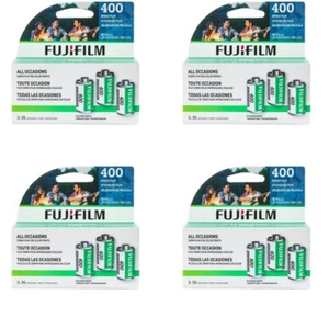 12 Rolls Fujifilm 400 Color Negative (3 Pack) 35mm Film, 36 Exposure - Picture 1 of 4