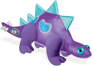 Juguete divertido marioneta de dedo de bolsillo de dinosaurio - Stegosaurio púrpura - Imagen 1 de 4