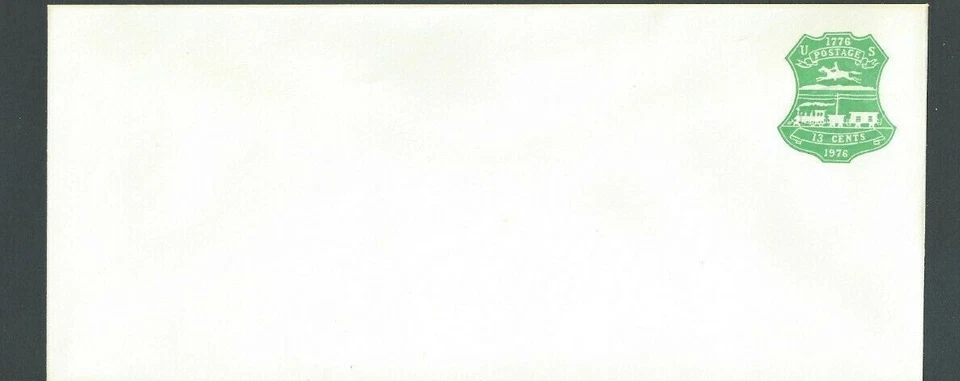 U582 13c Green 1876 Centennial Size 23 Mint Entire - Image 1 of 1