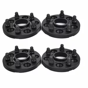 BONOSS Black Wheel Spacers 5x120 15MM 20MM x4 for Tesla Model S Long Range Plaid - Picture 1 of 12