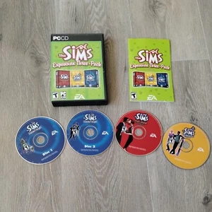 The Sims: Expansion Three Pack Vol 2 (PC Game CD-ROM 2005) 4 Set Discs w/ Manual - Picture 1 of 9
