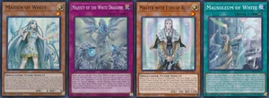 Maiden of White Ultra* SDWD-EN026 + Majesty With Eyes Blue + Master + Mausoleo - Imagen 1 de 6