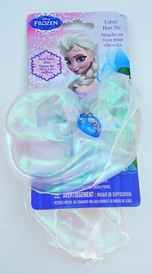 Disney Frozen Elsa Princess Girls Hair Tie Scrunchie Hair Tie Up Hair Bow Charm - Image 1 of 4