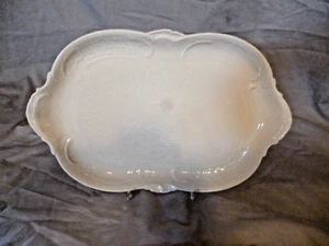 Rosenthal Sanssouci elfenbein Kordelrand Perlrand Servierplatte Fleischplatte - Picture 1 of 6