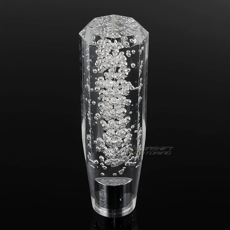 JDM VIP Diamond Crystal Manual  Bubble Shift Knob 150mm CLEAR For Toyota GMC - Image 1 of 4