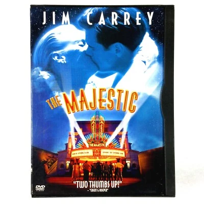 The Majestic (DVD, 2001, Widescreen)   Like New !   Jim Carrey  Laurie Holden - Image 1 of 3