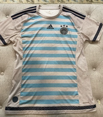 Camiseta de fútbol Adidas Fenerbahce SK 2015 talla grande azul usada Foto 1 de 4