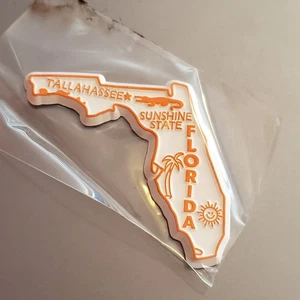 Florida Sunshine State geformter Tallahassee Kühlschrankmagnet 2,5 Zoll Reise Wohnmobil - Bild 1 von 3