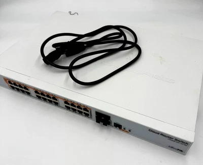 MikroTik CRS328-24P-4S+RM 24 Port Gigabit Ethernet Switch with 4 10Gbps SFP+ - Image 1 of 4