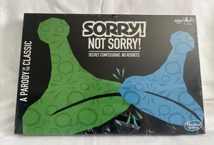 Hasbro Sorry Not Sorry Adult Board Game Sorry! Not Sorry! Sealed - NEW - Picture 1 of 3