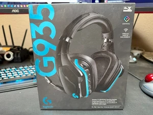 Logitech G935 Bezprzewodowy zestaw słuchawkowy do gier DTS:X 7.1 Surround Sound LIGHTSYNC RGB PC - Zdjęcie 1 z 3