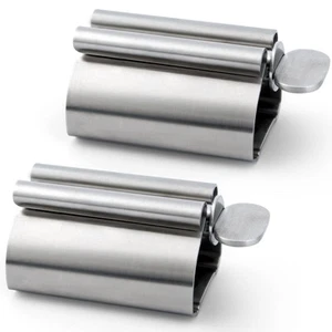 Toothpaste Tube Squeezer Dispenser, 2PCS Toothpaste Roller Squeezer Tool Meta... - Picture 1 of 6