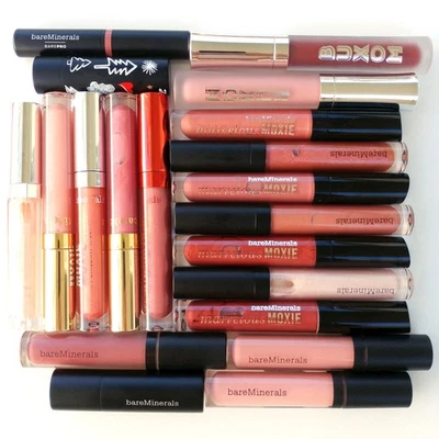 bareMinerals Moxie Lipgloss BarePro Buxom Gen Nude – FULL SIZE – NWOB – CHOOSE - Image 1 of 4