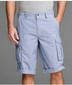 Express STRIPED ROLL-TAB CARGO SHORTS Size 32 - Bild 1 von 6