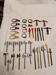 PLAYMOBIL GEOBRA X70 MEDIEVAL KNIGHTS WEAPONS SWORDS AXES AND MORE LOT 20 - Picture 1 of 2