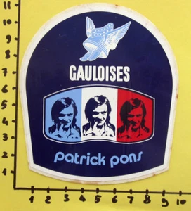 GAULOISES PATRICK PONS AUFKLEBER STICKER VINTAGE NEU ORIGINAL - Bild 1 von 1