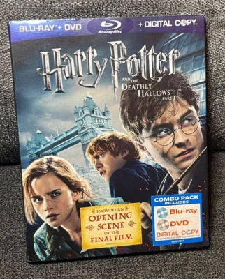 Harry Potter and the Deathly Hallows Part 1 Blu Ray + DVD  - Image 1 of 4