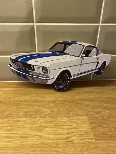 Wooden Ford Mustang Wall Art