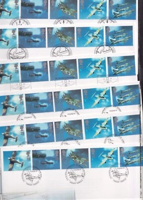 GB 1997 Architects Air Mitchell Spitfire De Havilland FDC choice spec pmks 2020 - Image 1 of 4