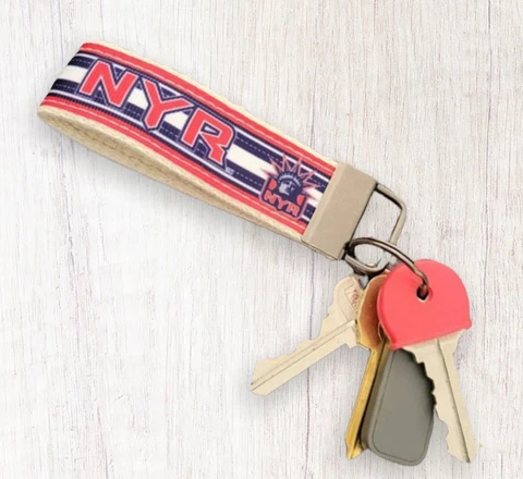 New York Rangers Short Lanyard/ Keychain Gift for a Hockey Fan /Key Strap Holder Cover