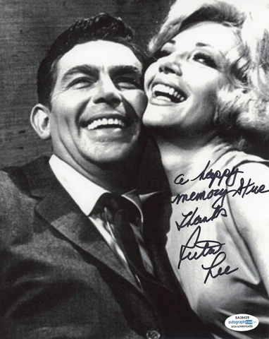 RUTA LEE SIGNED THE ANDY GRIFFITH SHOW 8X10 PHOTO ACOA Cover