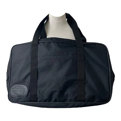 Harley Davidson Motorcycle Duffle Black Logo 22 Inch Biker Travel Tote Gym Bag - Image 1 of 4