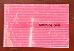 LIBRO DE INSTRUCCIONES KONICA C35/176646 - Imagen 1 de 1
