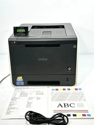 Brother Hl-4570Cdw Workgroup Laser Printer Total pg cnt low: 1580 Only, Tested - Image 1 of 4