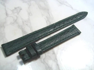 AUTÉNTICA CORREA DE PIEL DE TIBURÓN VERDE 12X10MM VAN CLEEF & ARPELS DAMAS *6809 Foto 1 de 4