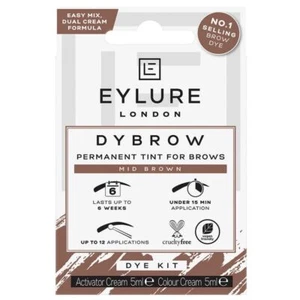 Eylure Dybrow Permanent Eyebrow Tint Vegan Friendly Formula - Mid Brown - Picture 1 of 4