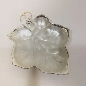 Vintage WMF IKORA Silver Plated Grape Leaf Footed Candy Dish made in Germany - Picture 1 of 6