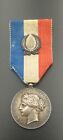 U25A* (REF778) Médaille en argent des actes de dévouement french medal