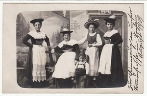 Seeham Gmd. Weyarn b.München, Frauen in Bayrischer Tracht Foto 1909 - Picture 1 of 1