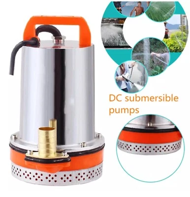 DC12V 280W Submersible Solar Power Water Well Pump Garden Farm Ranch 20m Lift - image 1 of 4