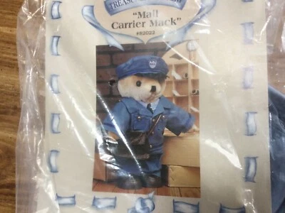 TENDER HEART TREASURES TREASURED TOGGERY Treasured Toggery #82022 Mail Carrier Mack 10 piece Tender Heart 1995 Vintage