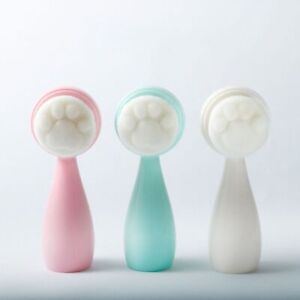 Cat Claw Shape Facial Cleansing Brush Handheld Facial Massage Brush  Women