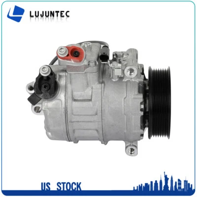 Compresor de aire acondicionado con embrague 7 poleas para BMW 335i xDrive 2009-2013 3,0 L CO 11137C Foto 1 de 4