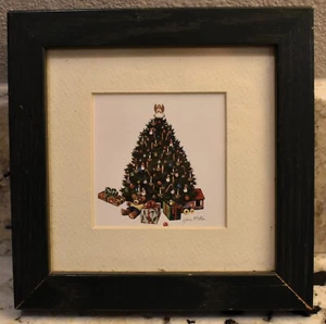 Juego de (3) estampados navideños enmarcados - Imagen 1 de 3