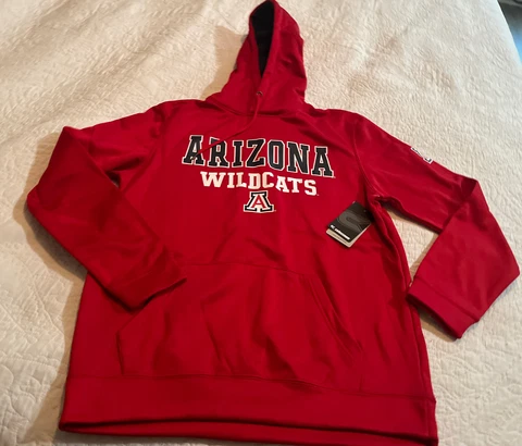 Arizona Wildcats Hoodie Adult Medium Red New Colosseum Cover