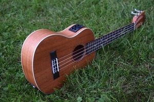 Ukulele Solid Top Wood Aloha SM2400 With Bag, Tuner, Capo (Canadian Brand) - Picture 1 of 33