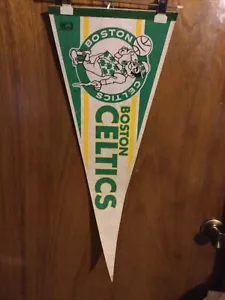 Vintage Boston Celtics Felt Pennant 12.5” X 30”  - Picture 1 of 8