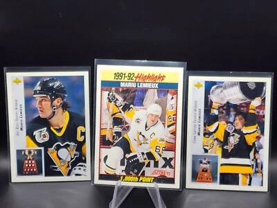1992 Mario Lemieux Score #448 Upper Deck #436, 433. Pittsburgh Penguins  - Image 1 of 2