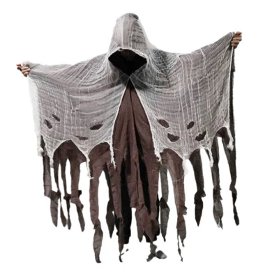 Vestido de Halloween Capa Zombie Esqueletos Harapientos Disfraz Disfraz Fantasmas de miedo Bata Foto 1 de 4