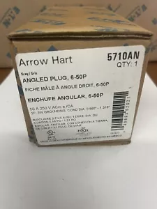 5710AN Plug Angle 50A 250V 2P3W Str GY - Picture 1 of 3