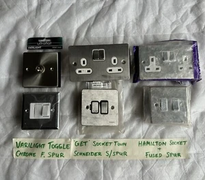All New Selection of Toggle Chrome Satin AccessoriesSome Match but Still Usable - Picture 1 of 8