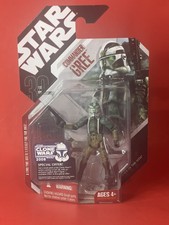 STAR WARS 30th Anniversary  Clone Wars  Clone  Commander Gree Action Figure New