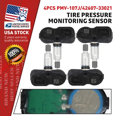 Sensores de presión de neumáticos Tpms 315 MHz 4 piezas para Toyota Scion Lexus 4260733021 Foto 1 de 4