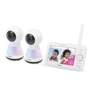 VTech 2 Digital Camera Video Baby Monitor With Pan Zoom & Night Light VM5255-2 - Picture 1 of 3